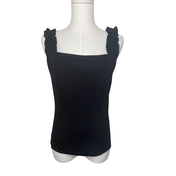 Anthropologie Porridge Tank Top Women’s Small Basic Ruffle - Picture 1 of 7